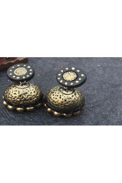 Handpainted Terracotta Jewellery – Ear rings Handpainted Terracotta Jewellery – Ear rings